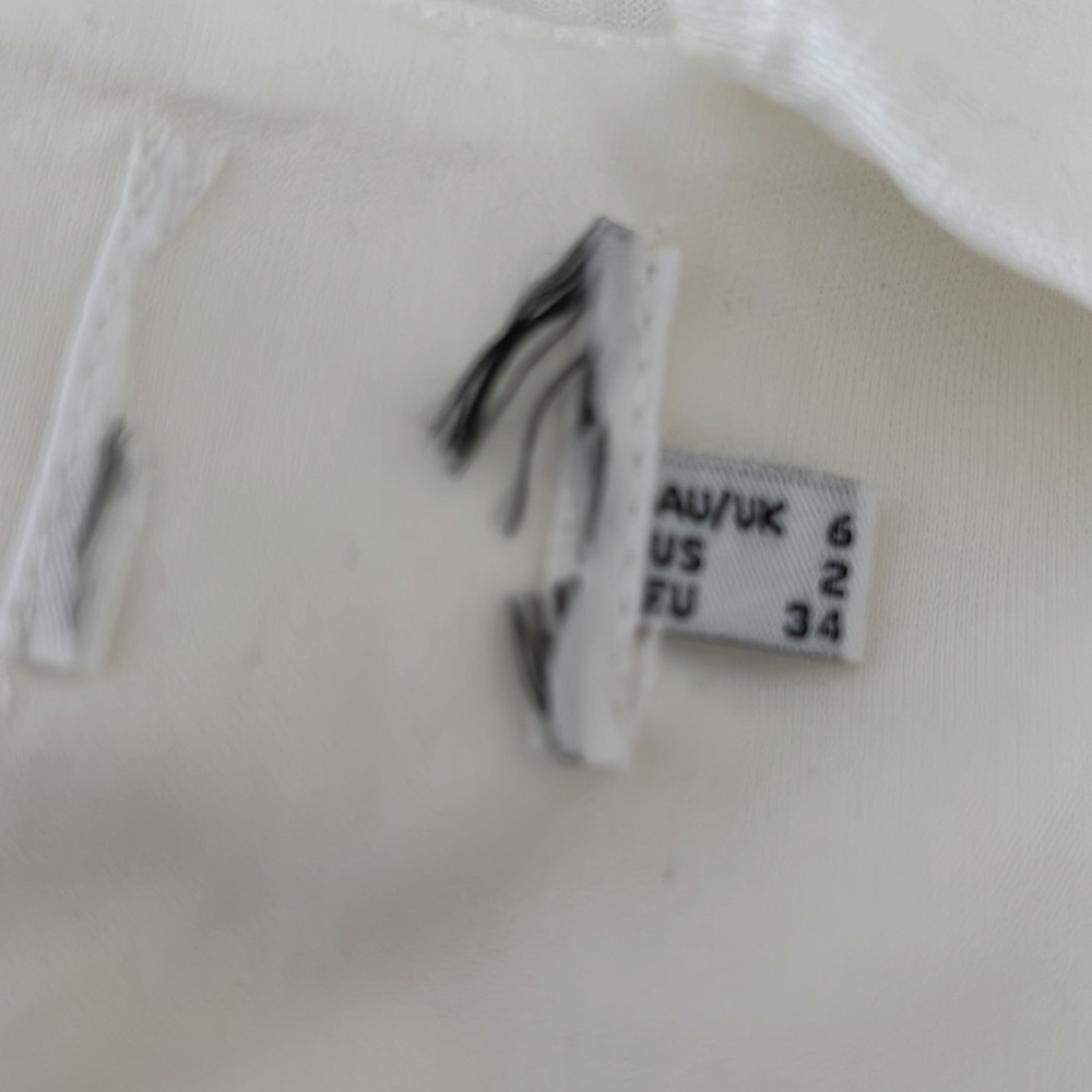 Princess Polly The Villa Mini Dress Mini White size 4 - Picture 10 of 10